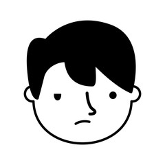 boy face sad expression gesture