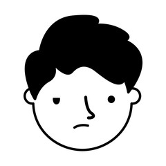 boy face sad expression gesture