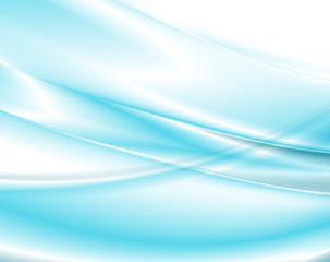 Abstract blue waves background. Vector design for banners, presentations, flyers, invitations.
