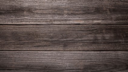 Obraz premium Texture of old wooden planks that lie horizontally.