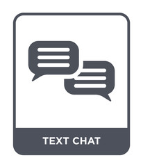 text chat icon vector