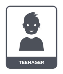 teenager icon vector