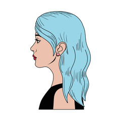 young woman avatar character