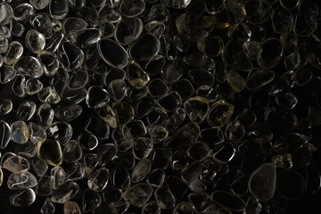 background stones transparent quartz closeup