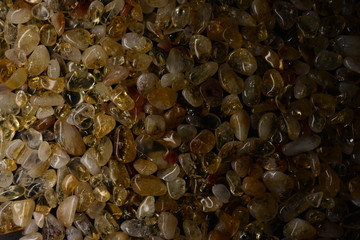 background of stones citrine quartz