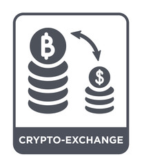 crypto-exchange icon vector