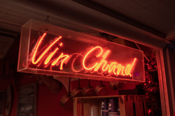 French neon sign