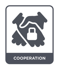 cooperation icon vector