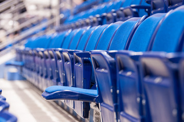 empty seats at the hockey stadium