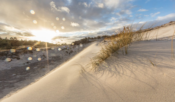 Sandsturm am meer