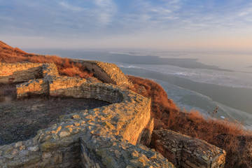 Argamum (Organe) fortress ruins, Romania