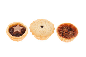 Three mince pies