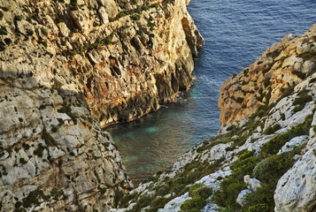 Mediterranean Sea near Zurrieq. Malta