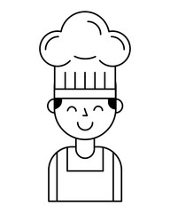 chef boy character with hat
