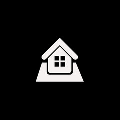 home vector icon. flat home design. home illustration for graphic