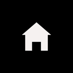 home vector icon. flat home design. home illustration for graphic