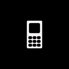 Mobile phone vector icon. flat Mobile phone design. Mobile phone illustration for graphic