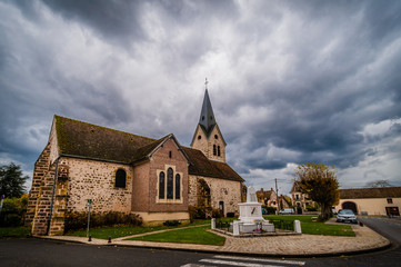 Fototapeta na wymiar Eglise de La Chapelle-Rablais