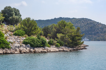 Obraz premium segeltörn in Kroatien