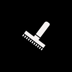rake vector icon. flat rake design. rake illustration for graphic