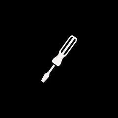 Screwdriver vector icon. flat Screwdriver design. Screwdriver illustration for graphic