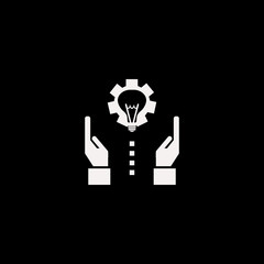 technology progress vector icon. flat technology progress design. technology progress illustration for graphic