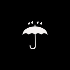 Umbrella vector icon. flat Umbrella design. Umbrella illustration for graphic