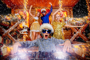 bright disco party