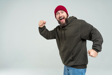 brutal funny man with a beard