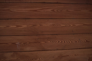 Multicolored wooden wall and blue sky. A colored wall of wood with a lot of copy space. Wooden...