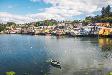 Gamboa Palafitos Stilt Houses - Castro, Chiloe Island, Chile