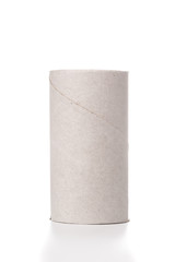 empty roll of paper Isolated On White Background