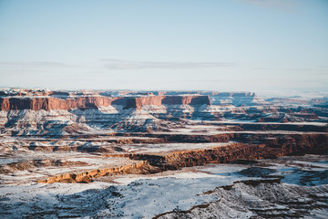 Southwest Canyon Covered in Snow