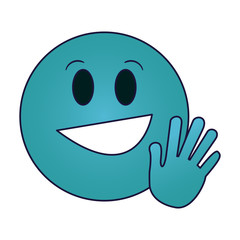 Fototapeta premium Chat emoji emoticon