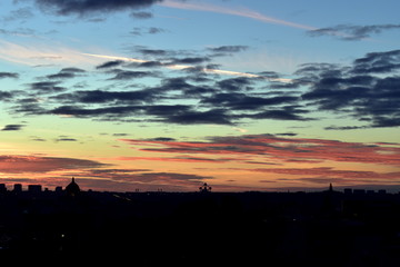 view of brussels sunset