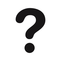 Question mark icon vector