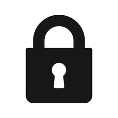 Lock icon vector