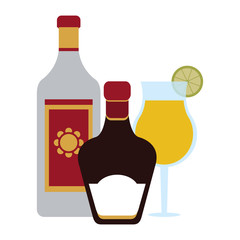 Tequila mexican drink