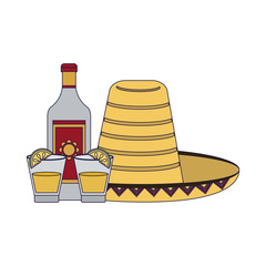 Tequila mexican drink