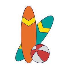 Beach and summer concept