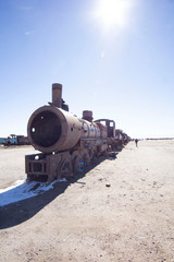 Fototapeta na wymiar old steam locomotive 