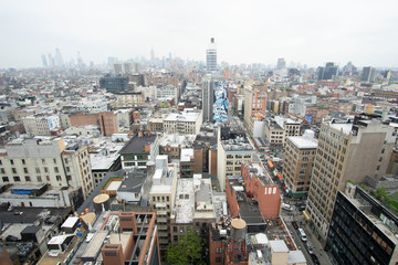 Obraz premium aerial view of the city