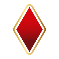 Diamond card symbol