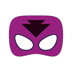 Superhero mask character