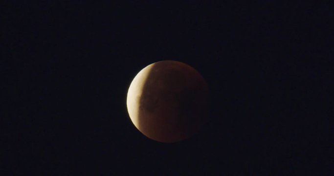Lunar Eclipse as seen in Los Angeles, California