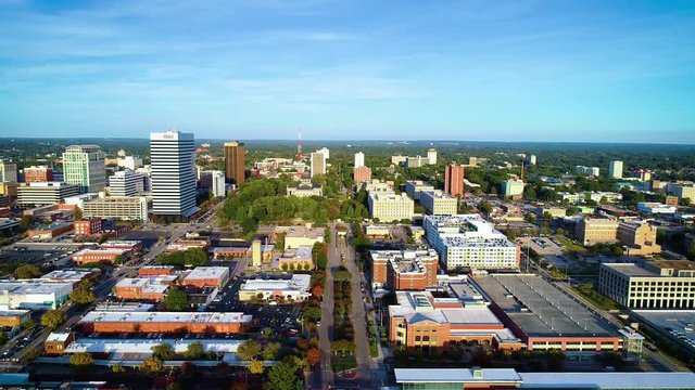 Downtown Columbia South Carolina SC Aerial