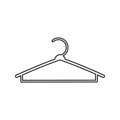 Clothing hanger icon. Element of cyber security for mobile concept and web apps icon. Thin line icon for website design and development, app development