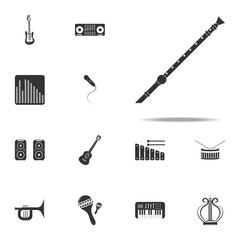 clarinet icon. Music Instruments icons universal set for web and mobile