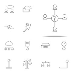 collegial solution icon. web icons universal set for web and mobile