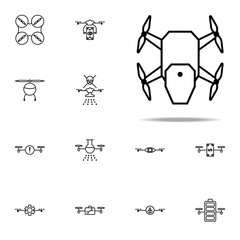 drone icon. Drones icons universal set for web and mobile